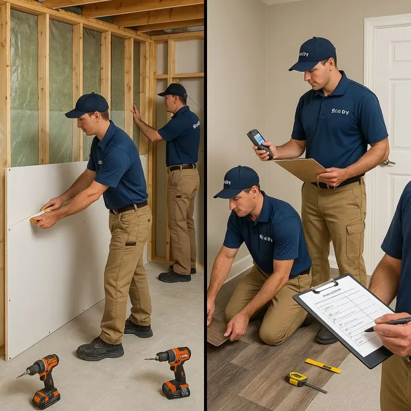 Repairs and Reconstruction process in Graysville, TN